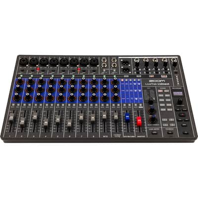 Zoom LiveTrak L-12 Digital Mixer / Recorder 2010s - Grey / Blue image 2