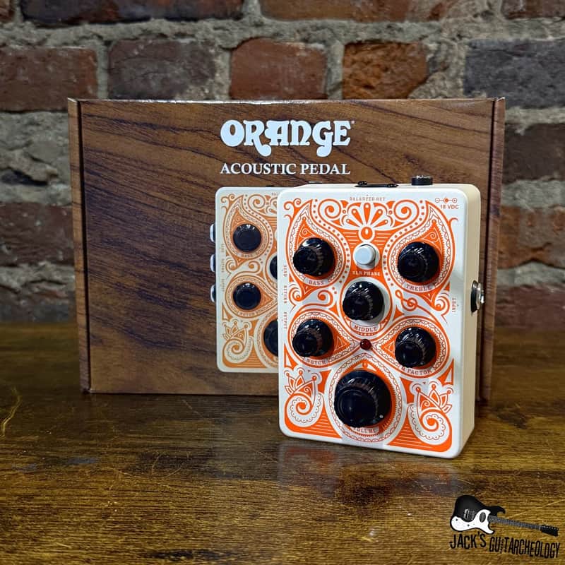 Orange Acoustic Preamp and EQ Pedal *NEW* (Orange Cream) image 1