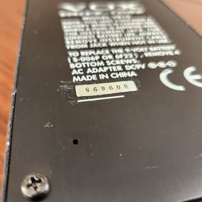 Rare Analogman-Modded Vox Valve-Tone V810.  Silver Mod (TS9, Tube Screamer) + Green LED image 9