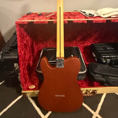 Fender Limited edition American performer timber telecaster  2023  - Timber sasafrass mocha image 6