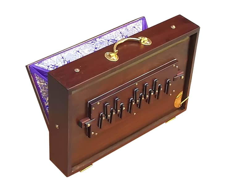 SHRUTI BOX~SIZE (15" X 10" X 3"~440 Hz~TEAK WOOD~SWAR PETI~CHANT~MANTRA~SHRUTI image 1