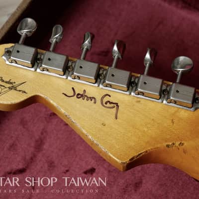 Fender Custom Shop John Cruz 1959 Hardtail Stratocaster Heavy Relic-Sonic Blue image 16