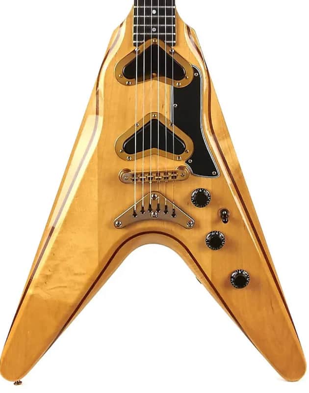 Bill Lawrence Flying Vタイプ！ Electric Guitar Bill Lawrence Flying V Salmon Model Sparkle Silver