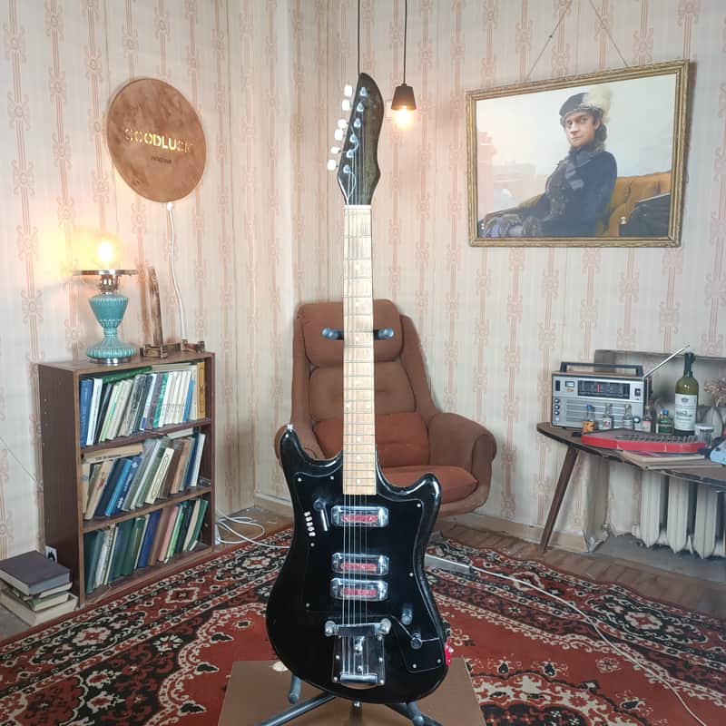Krunk USSR Jazz Vintage Electric Guitar Soviet Jazzmaster image 1