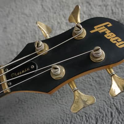 Greco Phoenix Bass MIJ Neck Through Bass Natural Finish Vintage Japan image 8