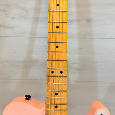 Uknown Custom Telecaster Partscaster Relic Pink Electric Guitar DiMarzio Tone Zone T Fender MIM Neck image 3