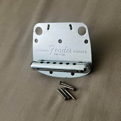 1965 Fender Mustang Tremolo / Vibrato tailpiece & screws Pat Pend 1964 1966 image 1