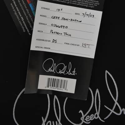 PRS CE-24 Semi-Hollow, NOS Exceptional condition, 2023, Factory paperwork & case, USA Paul Reed Smith image 3