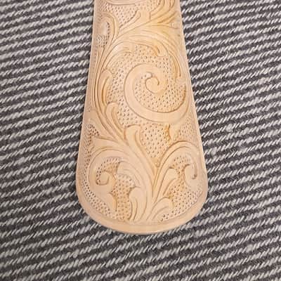 5 Strings Double-Bass Tailpiece 3/4 size Hand Carved in Boxwood Material image 4