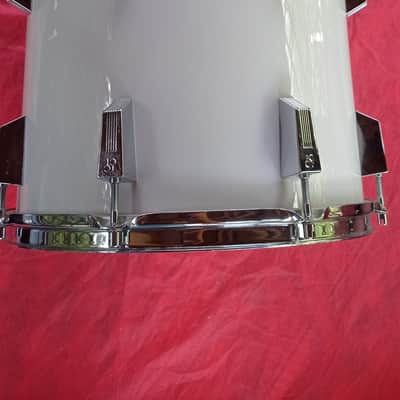 Rare 1990 Sonor Performer 14"x12" Tom - Late Poplar Edition (Made in Germany, White, Date Stamp 200) image 6