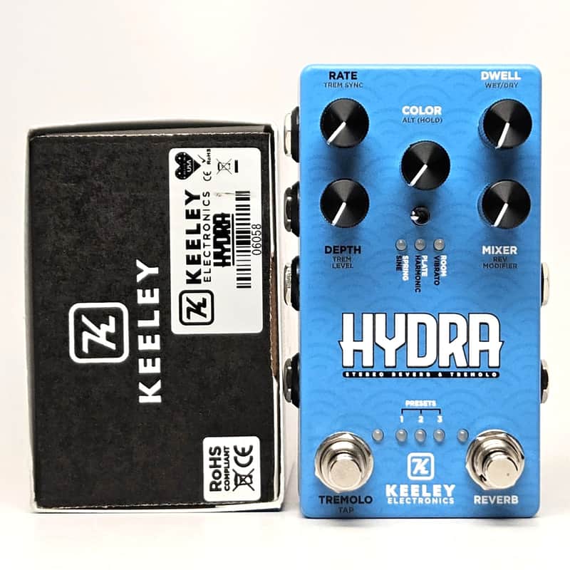 Keeley Hydra Stereo Reverb & Tremolo
