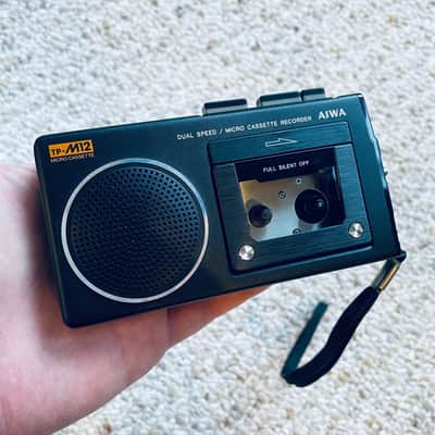 [RARE] AIWA TP-M12 Micro Cassette Corder, Excellent Looking ! For Display or Repair ! image 3