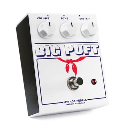 Mythos Pedals Big Puft Fuzz Effects Pedal - OG White Finish image 3