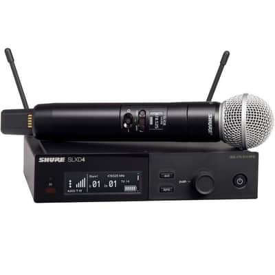 Shure SLXD24/SM58-G58 Wireless System With SM58 Handheld Transmitter- G58 Band (470-514 MHz) image 1