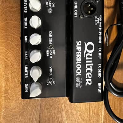 Quilter SuperBlock US 25-Watt Pedalboard Guitar Amp 2021 - Black image 3