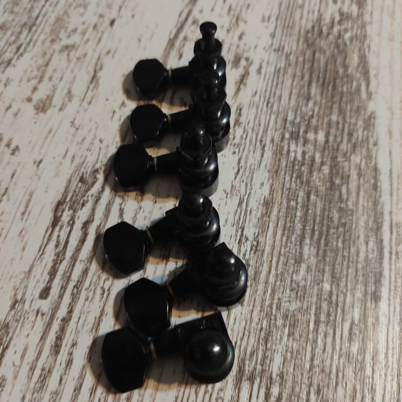 Gotoh 6 in line Tuners Single Pin MIJ off USA Peavey Impact 1 image 1