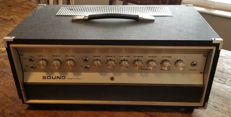 Sound 'Thunder 60' Tubed Guitar Head 1970s Italy image 1