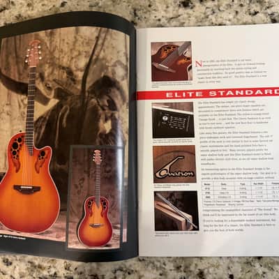 Ovation Catalog 1994 Viper Adamas II elite standard custom legend balladeer celebrity ultra deluxe image 6