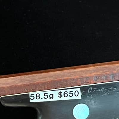 Antique vintage Conrad Gotz*** 3 star bow Violin Bow - grafted, repaired, and just a bit longer image 4