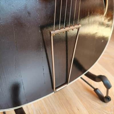 Black Vintage Archtop guitar 1950s - Germany image 10