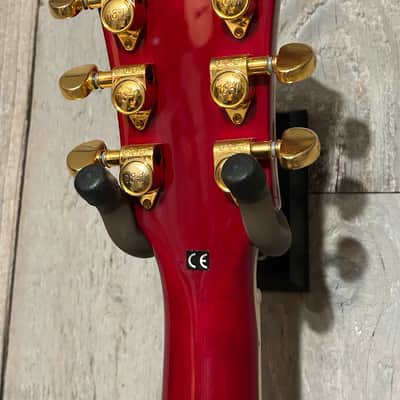 Washburn HB35-WRK Semi-Hollowbody Wine Red, Fantastic Tone, Professional Setup Hard Shell Case & Ships Fast Too ! image 14