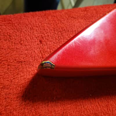 Kramer Condor Explorer 1984 - Candy Apple Red with "D" Neck Plate! image 9