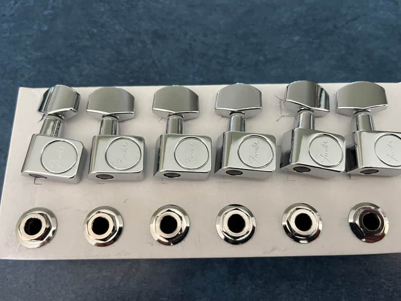 Fender Standard tuners for strat/tele/mustang etc - Chrome image 1