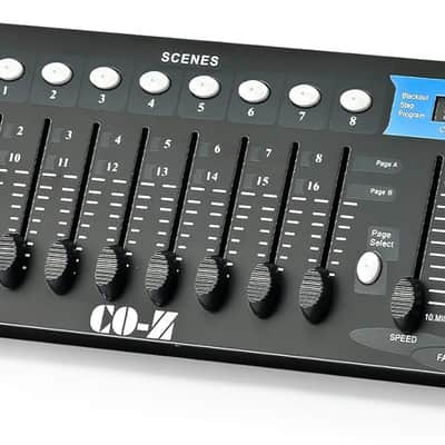192 DMX 512 Stage DJ Light Controller Lighting Mixer Board Console for Light Shows, Party Disco Pub Night Club DJs KTV Bars and Moving Heads image 1