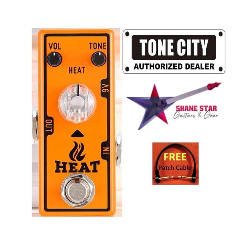 Tone City Lil Heat Overdrive Pedal Greg Koch Design With Boost Circuit & More Gain image 1
