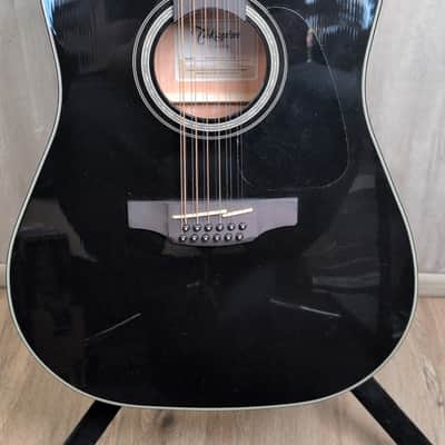 Takamine GD30CE-12 BLK G30 Series 12-String Dreadnought Cutaway Acoustic/Electric Guitar 2010s - Gloss Black image 4