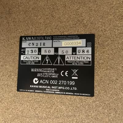 Kawai CN21R Digital Keyboard SN: G006334 - Brown image 2
