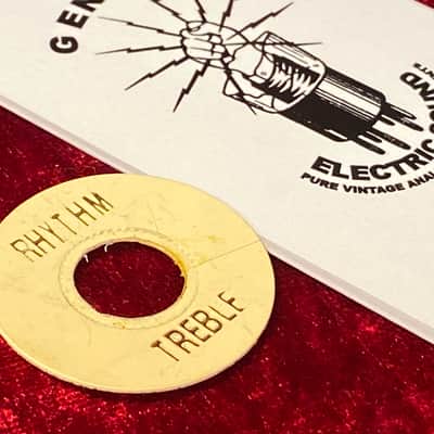 General Vintage Tone  Vintage Gibson 1959 - 1960 Les Paul  Rhythm / Treble Switch ring póker chip image 1