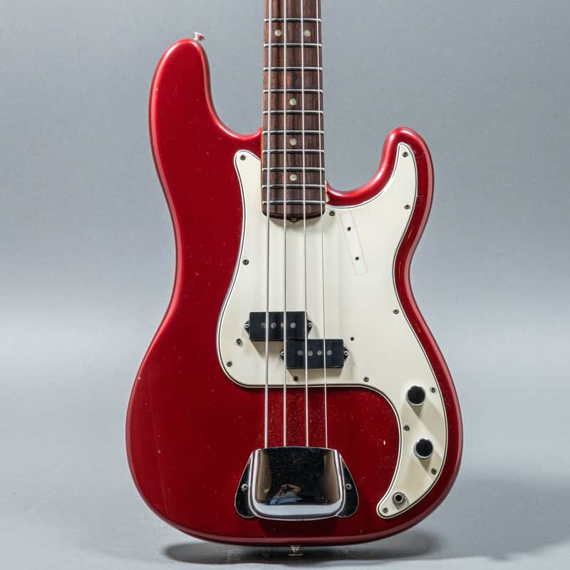 Fender Precision Bass 1966, Candy Apple Red image 1