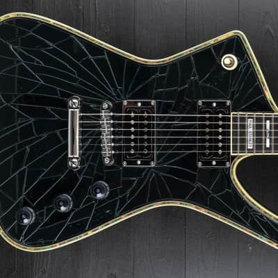 Ibanez PS3CM Paul Stanley Signature - Black Cracked Mirror image 6