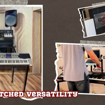 GRIFFIN Double Piano Keyboard Stand & Laptop Mount (QuickFOLD Series) – 2 Tier/Dual Portable Studio Mixer Rack for Turntables, DJ Coffins, Digital Audio Gear & Music Equipment – Folding Multi Stage image 12