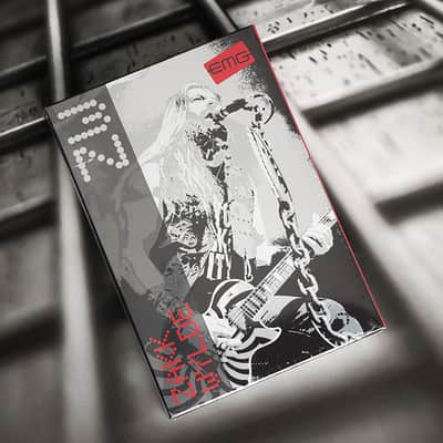EMG ZW-B Zakk Wylde Signature Humbucker Set *SHORT SHAFT* - Black w/ Solderless Install System image 1