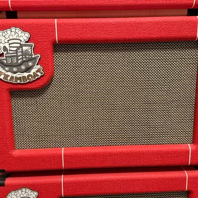 Steamboat Classic 50 Reverb w/ 2 1x10" Cabs 2019 - Red Tolex image 6