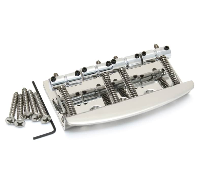 Hipshot Stainless 4-string Vintage Bass Bridge for Fender P/Jazz® .750" 5C400SS image 1