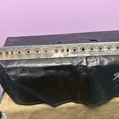 Fender Twin Reverb Face Plate 1970’s - Silver Face image 3