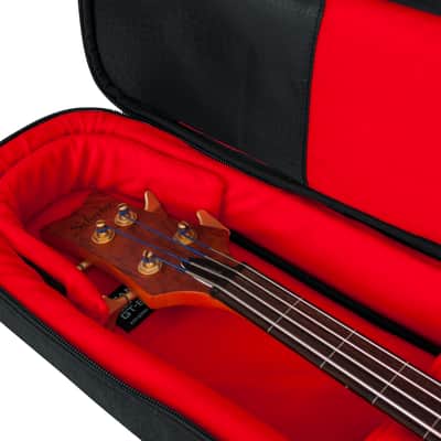 Gator Cases Transit Series Bass Guitar Gig Bag; Charcoal Black Exterior (GT-BASS-BLK) image 6