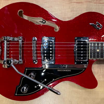 Duesenberg Starplayer TV 2024 Semi-Hollow Electric Guitar Red Sparkle image 4