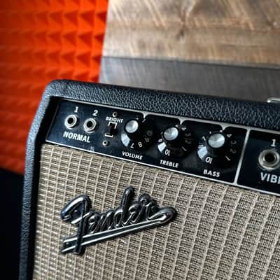 Vintage 1966 Fender Pro Reverb AA165 40 Watt 2x12 Amp image 2
