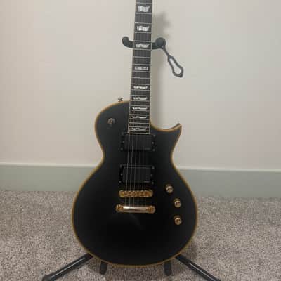 ESP LTD EC-1000 with Ebony Fretboard 2006 - Present - Vintage Black image 1