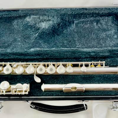 Yamaha YFL-281 Japan Inline G C-Foot Flute 2010s - Silver image 2