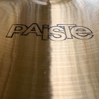 Paiste 22" 2002 BLACK LABEL REISSUE Ride Cymbal one year production image 7