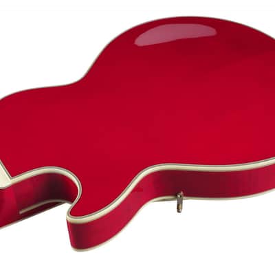 Ibanez GB10SEFM-SRR George Benson Signature Hollow Body Guitar 6-String  - Sapphire Red + Case image 11