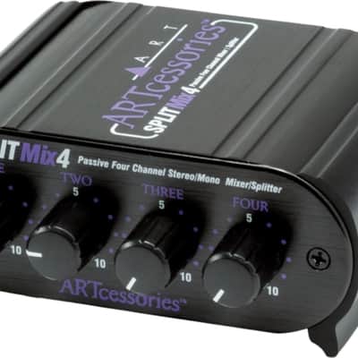 ART SPLITMix4 4-Channel Passive Mixer/Splitter Box image 1