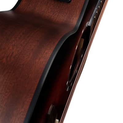Ortega D7E-BFT-4 Deep Series 7 Spruce Top Mahogany Neck Medium Scale 4-String Acoustic-Electric Bass Guitar image 10