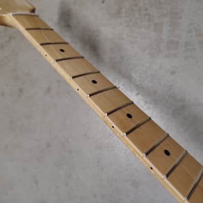 Maple Strat Neck fits fender Stratocaster body 22 frets Modern Gloss image 2