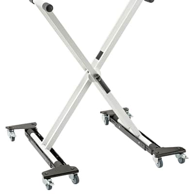 K&M 18806 -55 Rollschlitten für Keyboardständer schwarz image 4